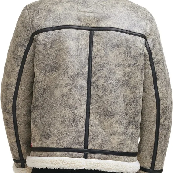 Levi’s Men's Shearling Aviator Jacket - Picture 3 of 11